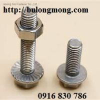 Bu lông lục giác liền long đen